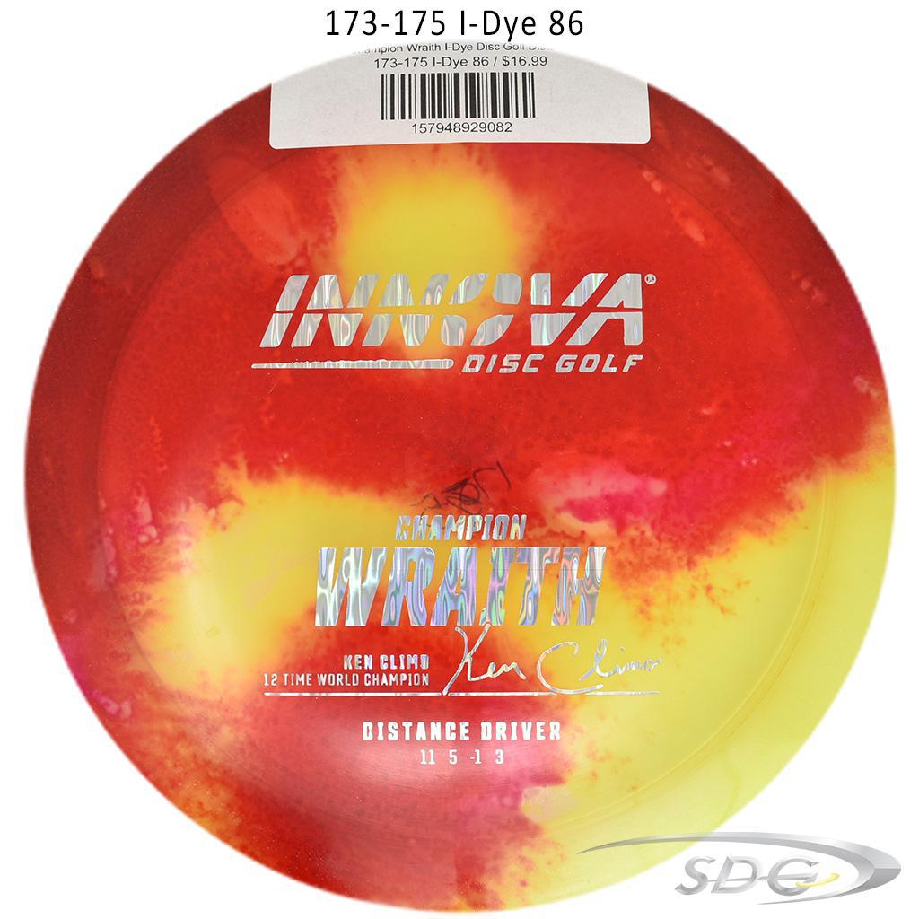 innova-champion-wraith-i-dye-disc-golf-distance-driver 173-175 I-Dye 86 