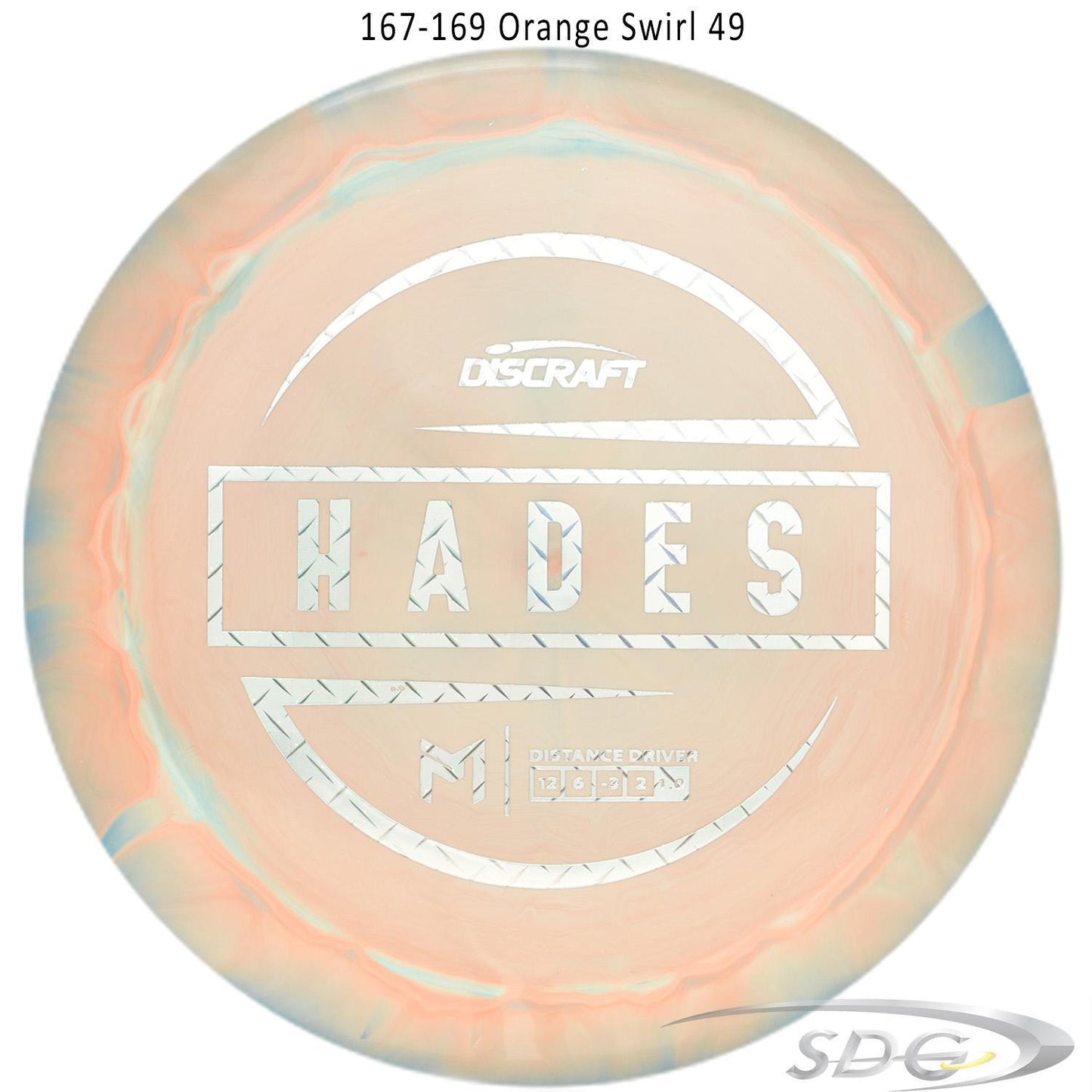 discraft-esp-hades-paul-mcbeth-signature-series-disc-golf-distance-driver 167-169 Orange Swirl 49