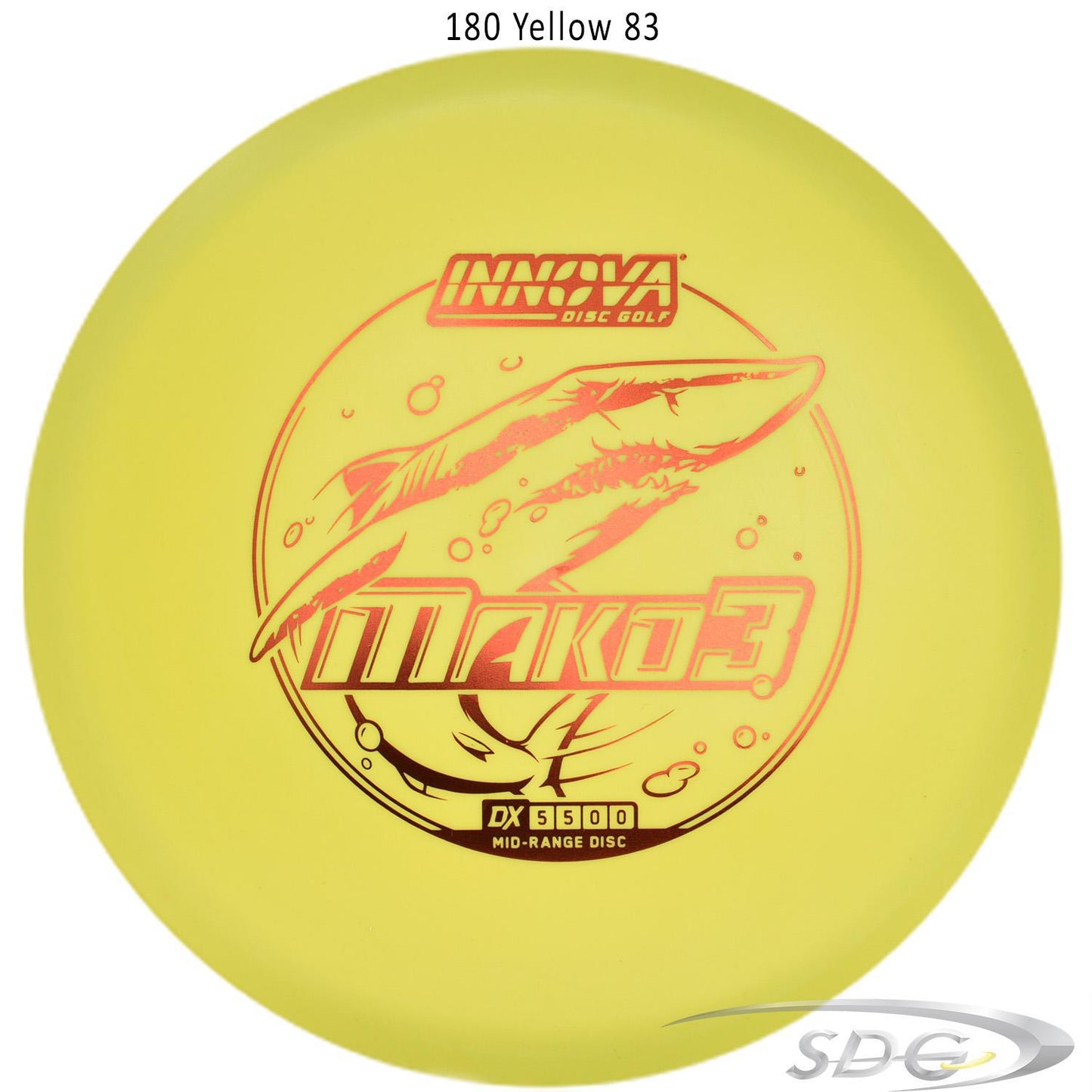 innova-dx-mako3-disc-golf-mid-range 180 Yellow 83 