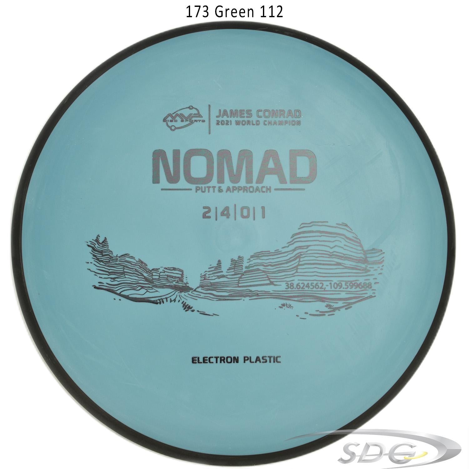 mvp-electron-nomad-medium-james-conrad-edition-disc-golf-putter 173 Green 112 