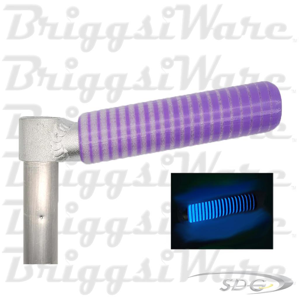 briggsiware-briggsigrip-cart-grips-faded-edition-zuca-cart-handles-disc-golf-accessories Faded Purple to White Glow 