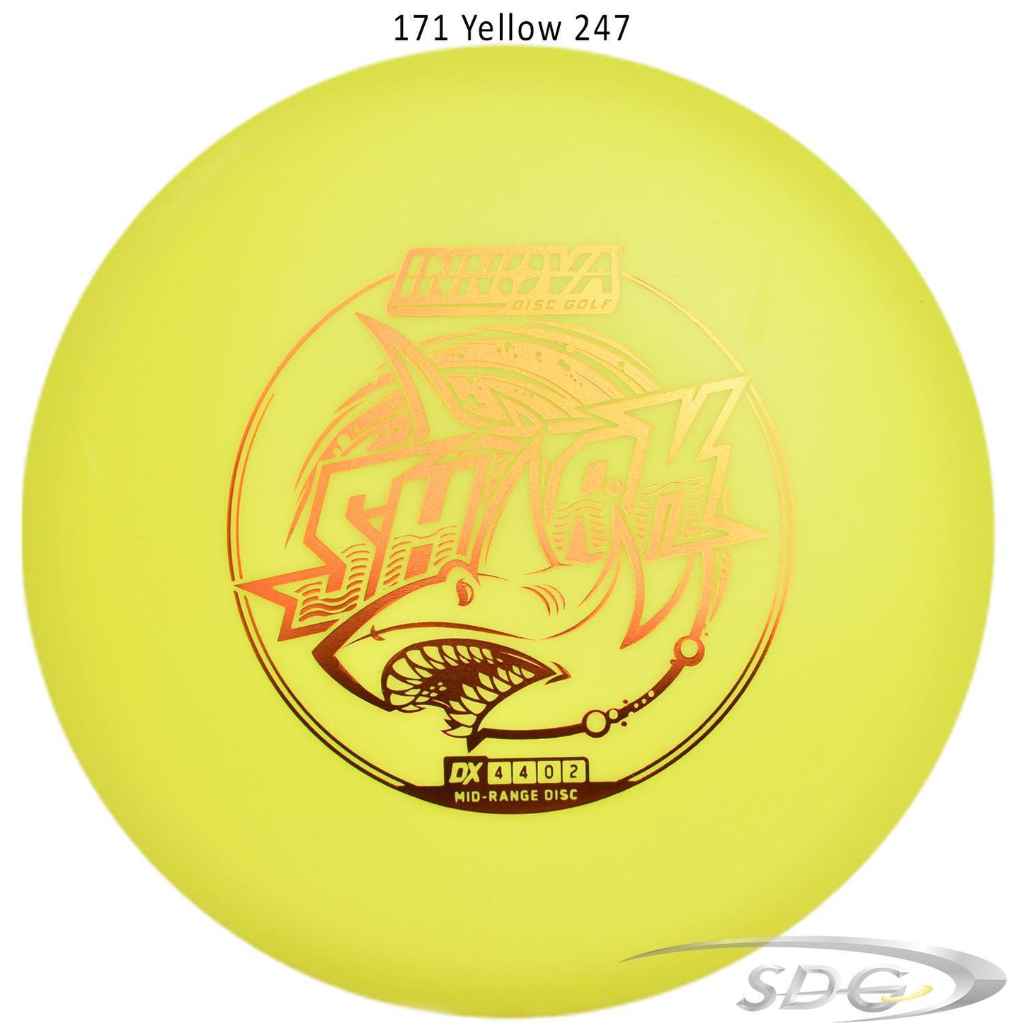 innova-dx-shark-disc-golf-mid-range 171 Yellow 247 