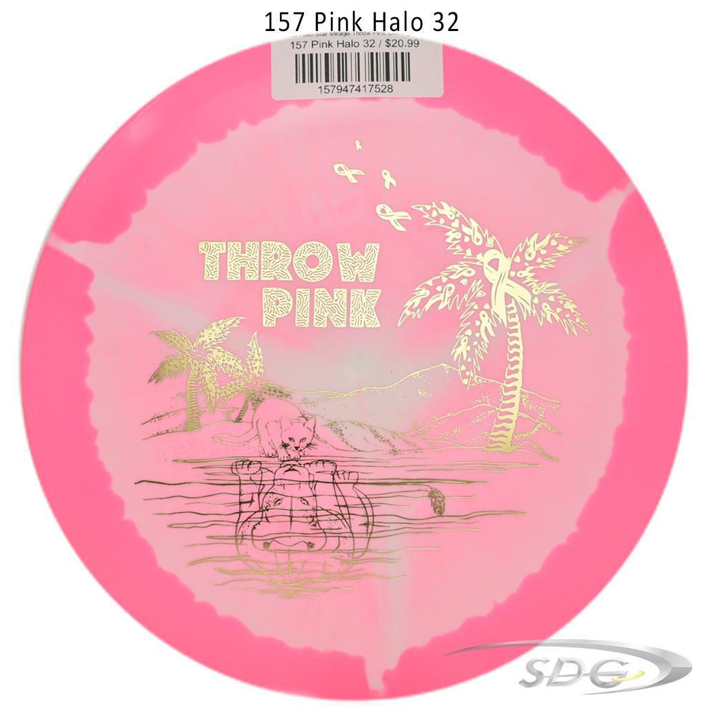 innova-halo-star-mirage-throw-pink-courage-disc-golf-putter 157 Pink Halo 32 
