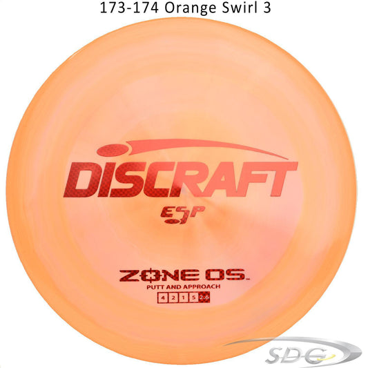 discraft-esp-zone-os-disc-golf-putter 173-174 Orange Swirl 3