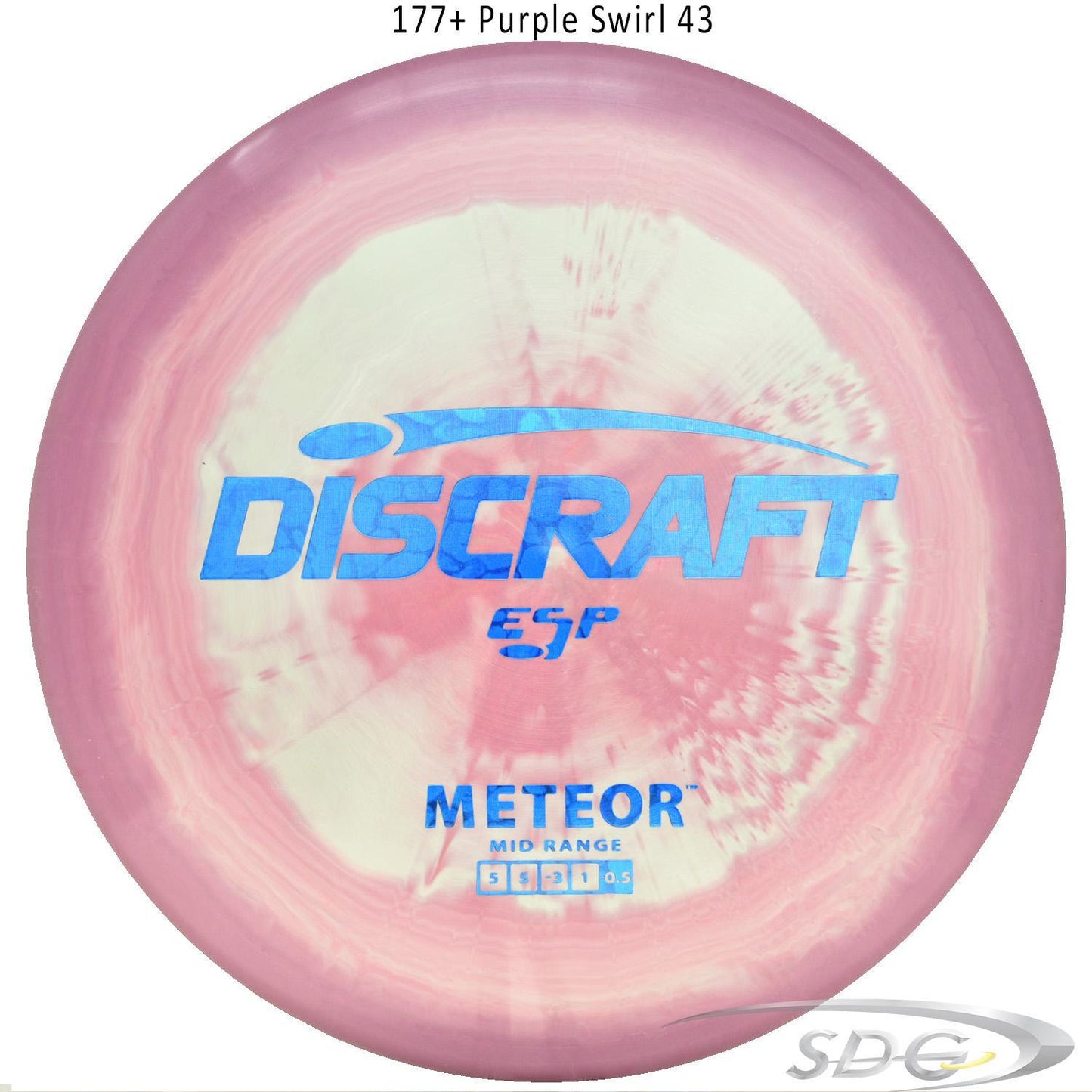 discraft-esp-meteor-disc-golf-mid-range 177+ Purple Swirl 43 
