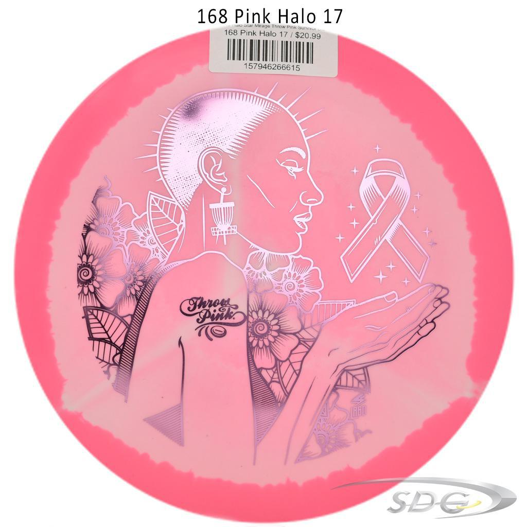 innova-halo-star-mirage-throw-pink-survivor-disc-golf-putter 168 Pink Halo 17 