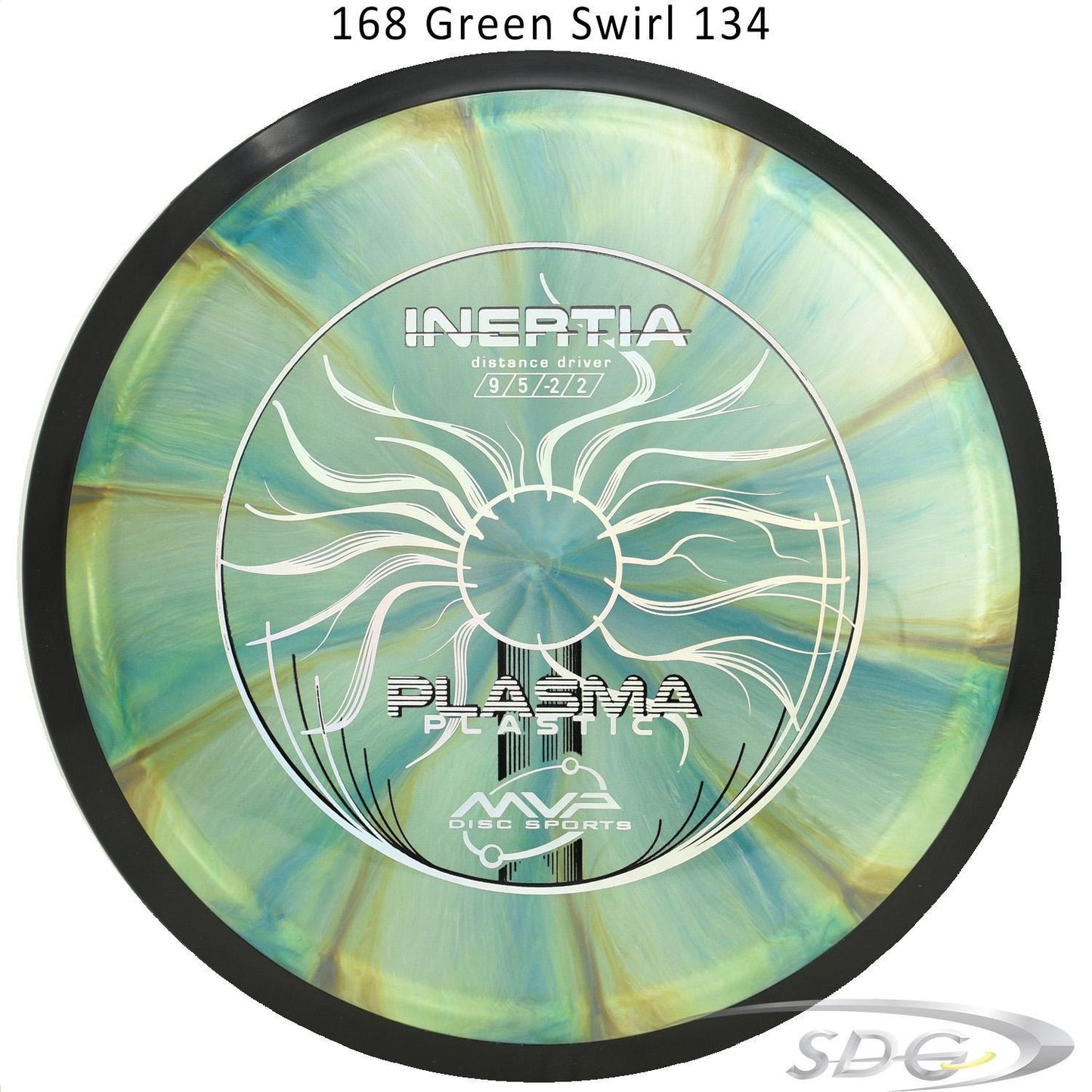 mvp-plasma-inertia-disc-golf-distance-driver 168 Green Swirl 134 