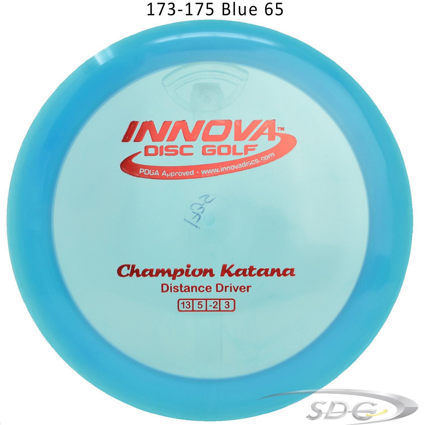 innova-champion-katana-disc-golf-distance-driver 173-175 Blue 65 