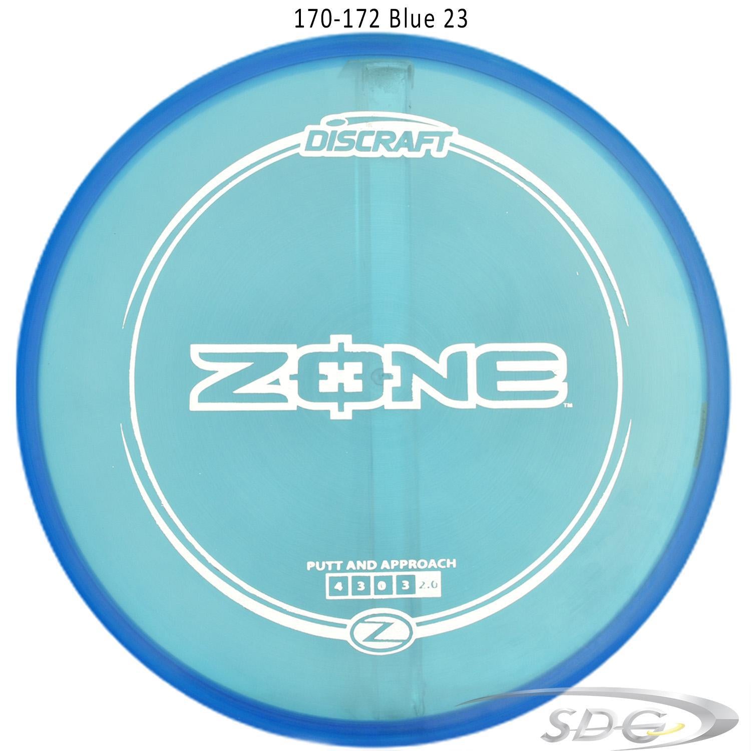 discraft-z-line-zone-disc-golf-putter 170-172 Blue 23 