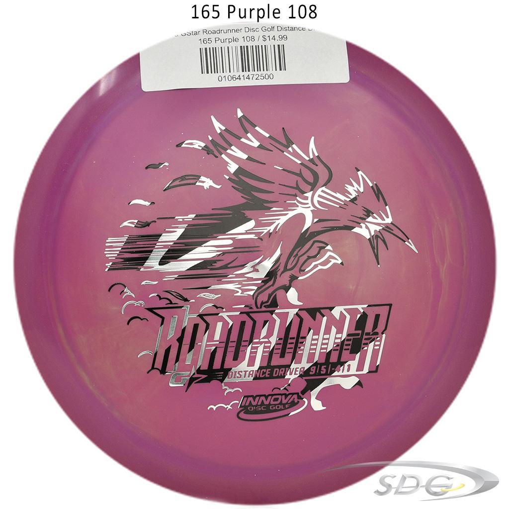 innova-gstar-roadrunner-disc-golf-distance-driver 165 Purple 108 