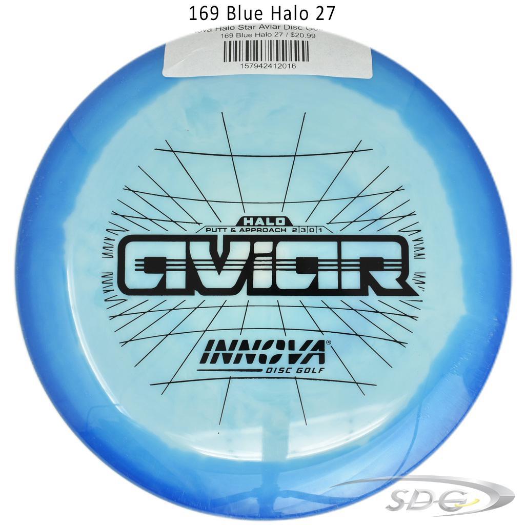 innova-halo-star-aviar-disc-golf-putter 169 Blue Halo 27 