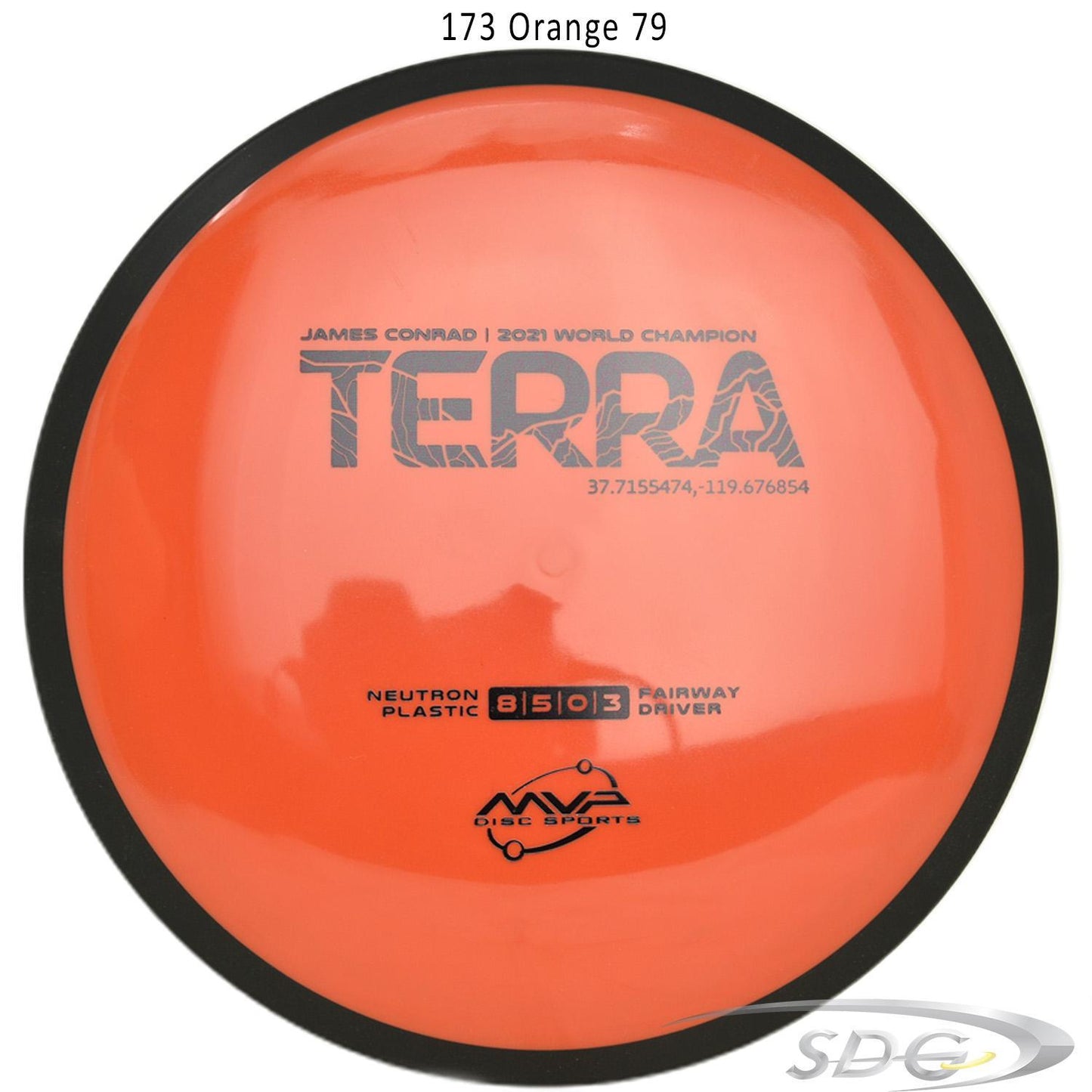 mvp-neutron-terra-2022-james-conrad-disc-golf-fairway-driver 173 Orange 79 