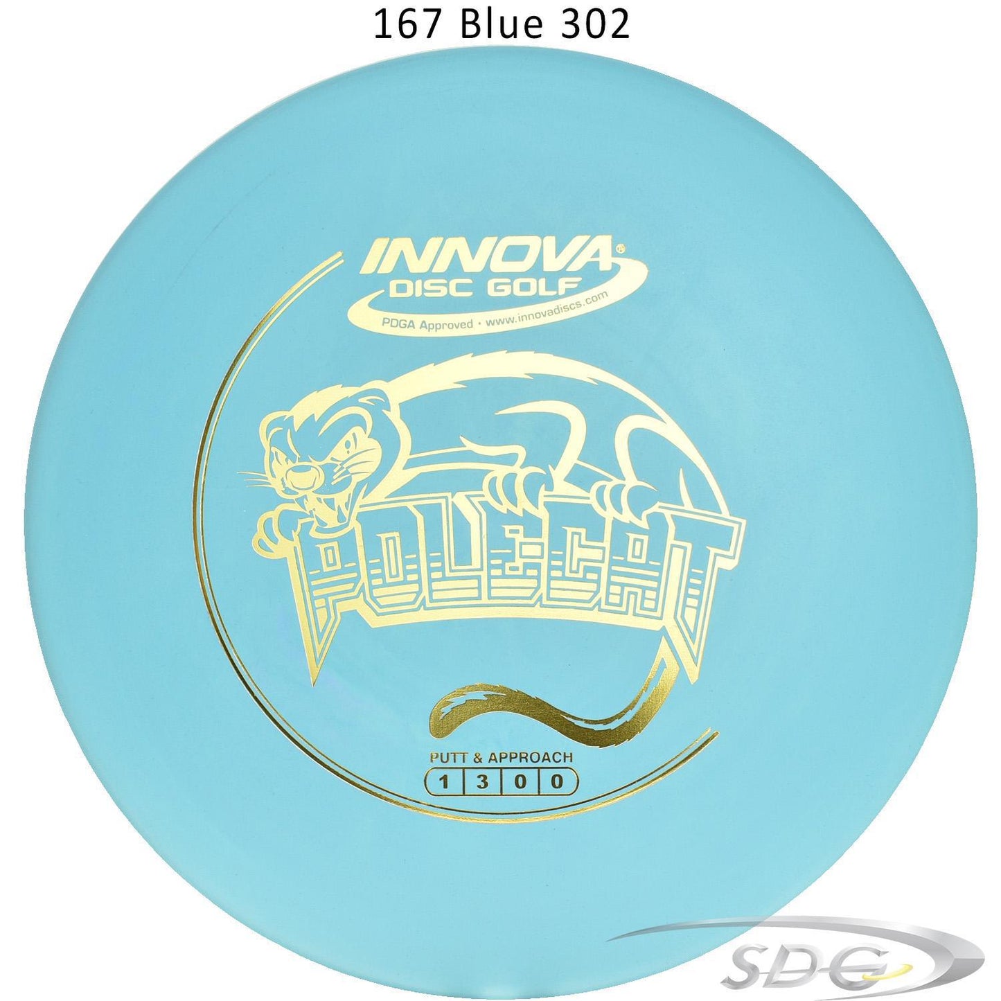 innova-dx-polecat-disc-golf-putter 167 Blue 302 