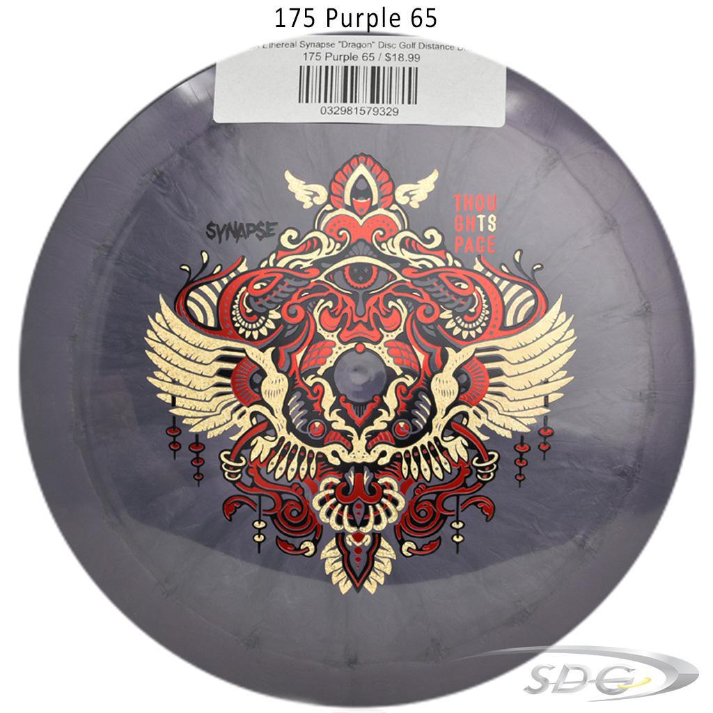 tsa-ethereal-synapse-dragon-disc-golf-distance-driver 175 Purple 65 