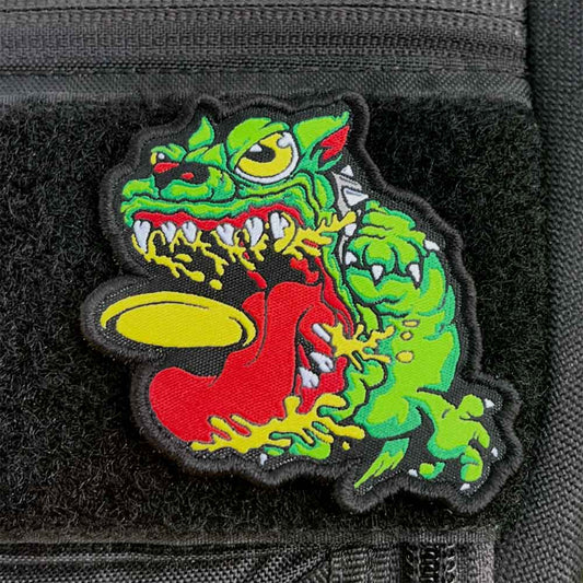 Angry Discin' Dog Disc Golf Patches®