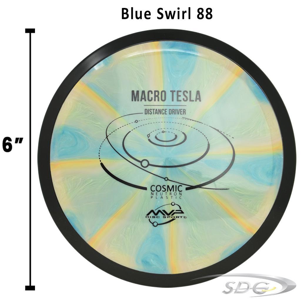 mvp-cosmic-neutron-tesla-macro-disc-golf-mini-marker Blue Swirl 88 