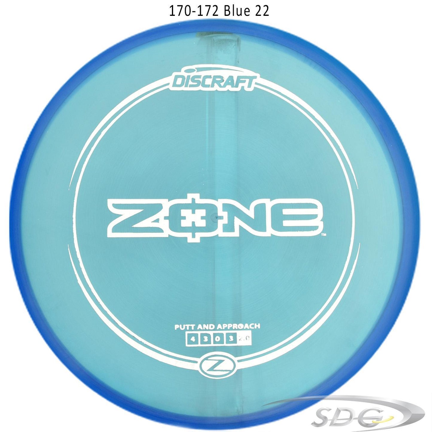 discraft-z-line-zone-disc-golf-putter 170-172 Blue 22