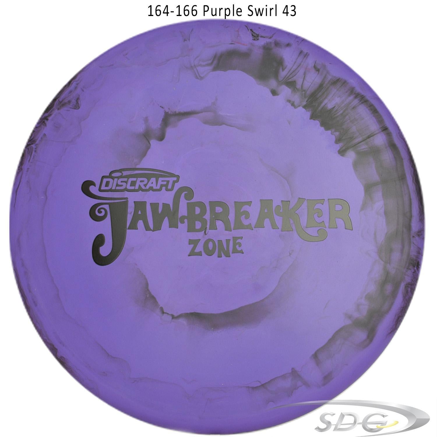 discraft-jawbreaker-zone-disc-golf-putter-169-160-weights 164-166 Purple Swirl 43 