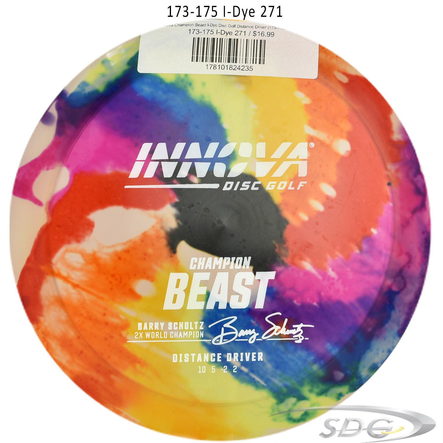 innova-champion-beast-i-dye-disc-golf-distance-driver 173-175 I-Dye 271 