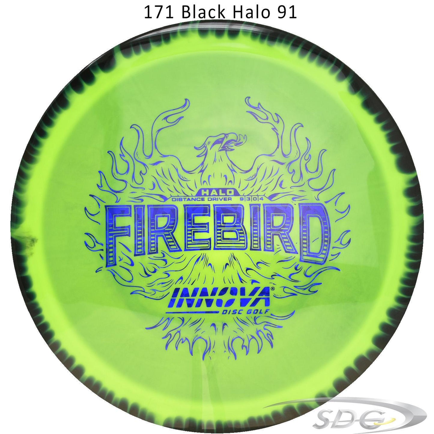 innova-halo-star-firebird-disc-golf-distance-driver 171 Black Halo 91 