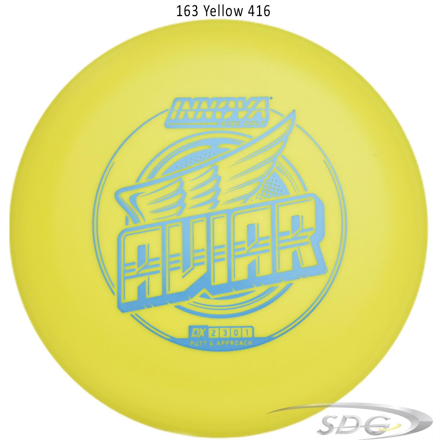 innova-dx-aviar-disc-golf-putter 163 Yellow 416 