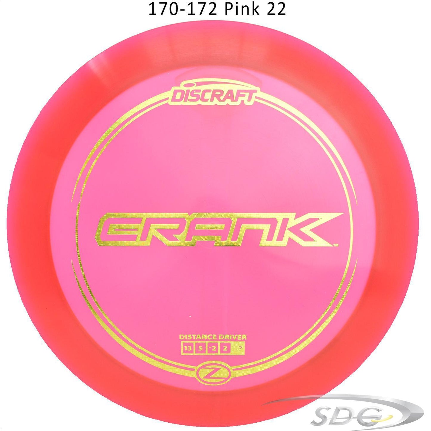 discraft-z-line-crank-disc-golf-distance-driver 170-172 Pink 22