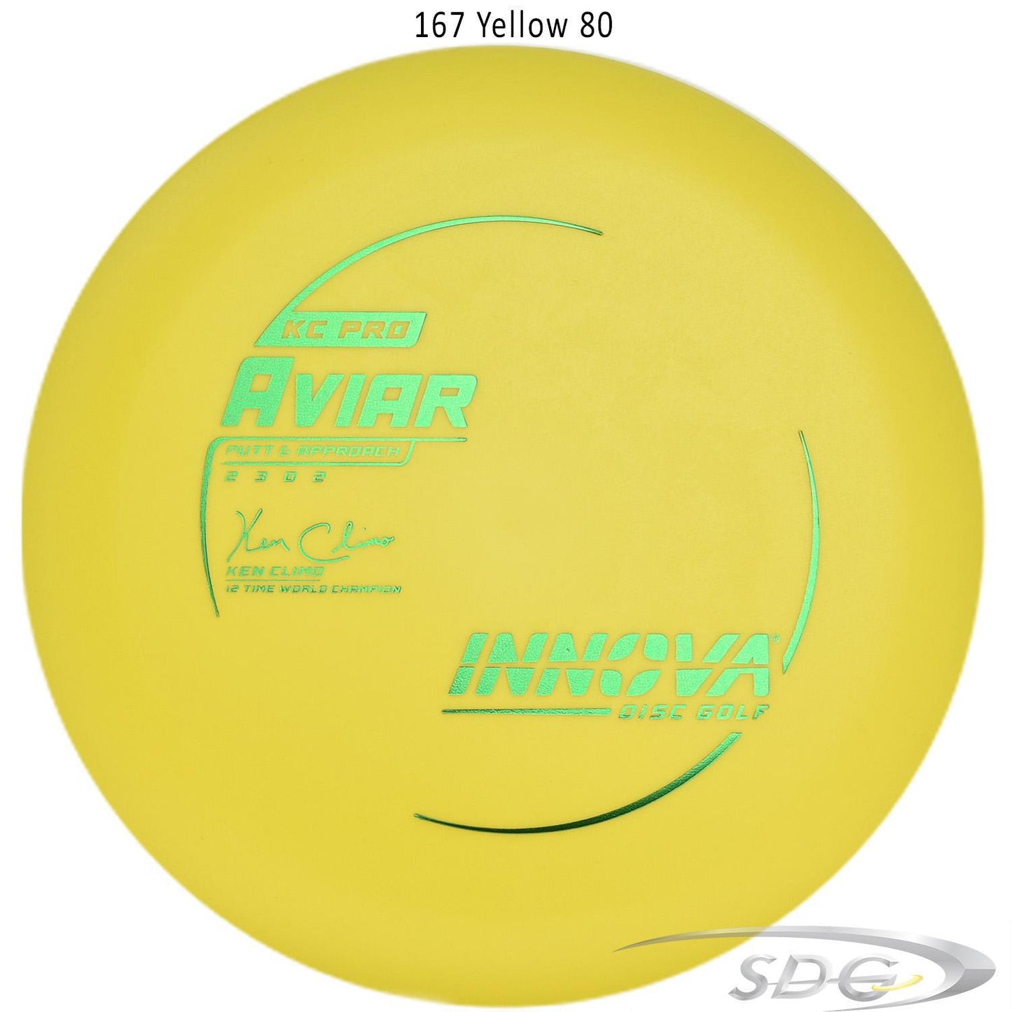 innova-kc-pro-aviar-disc-golf-putter 167 Yellow 80 