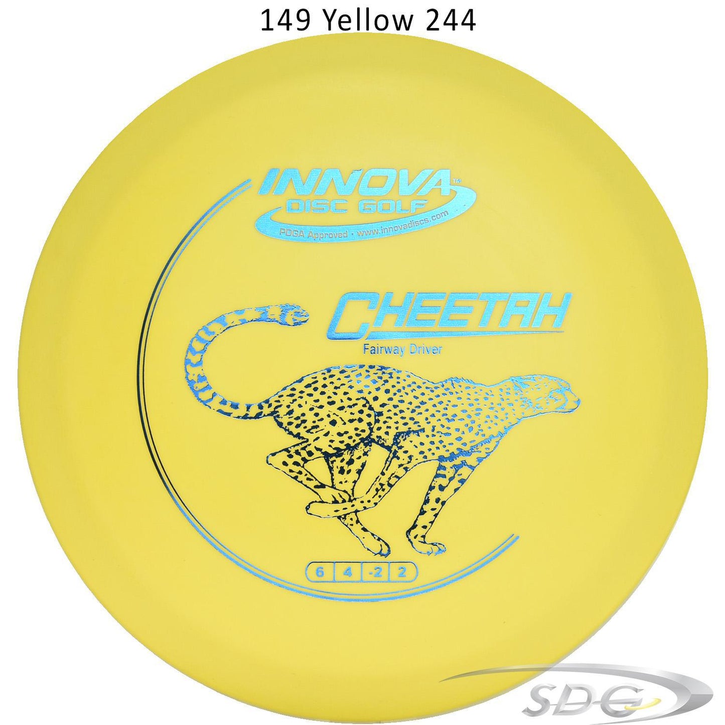 innova-dx-cheetah-disc-golf-fairway-driver 149 Yellow 244 