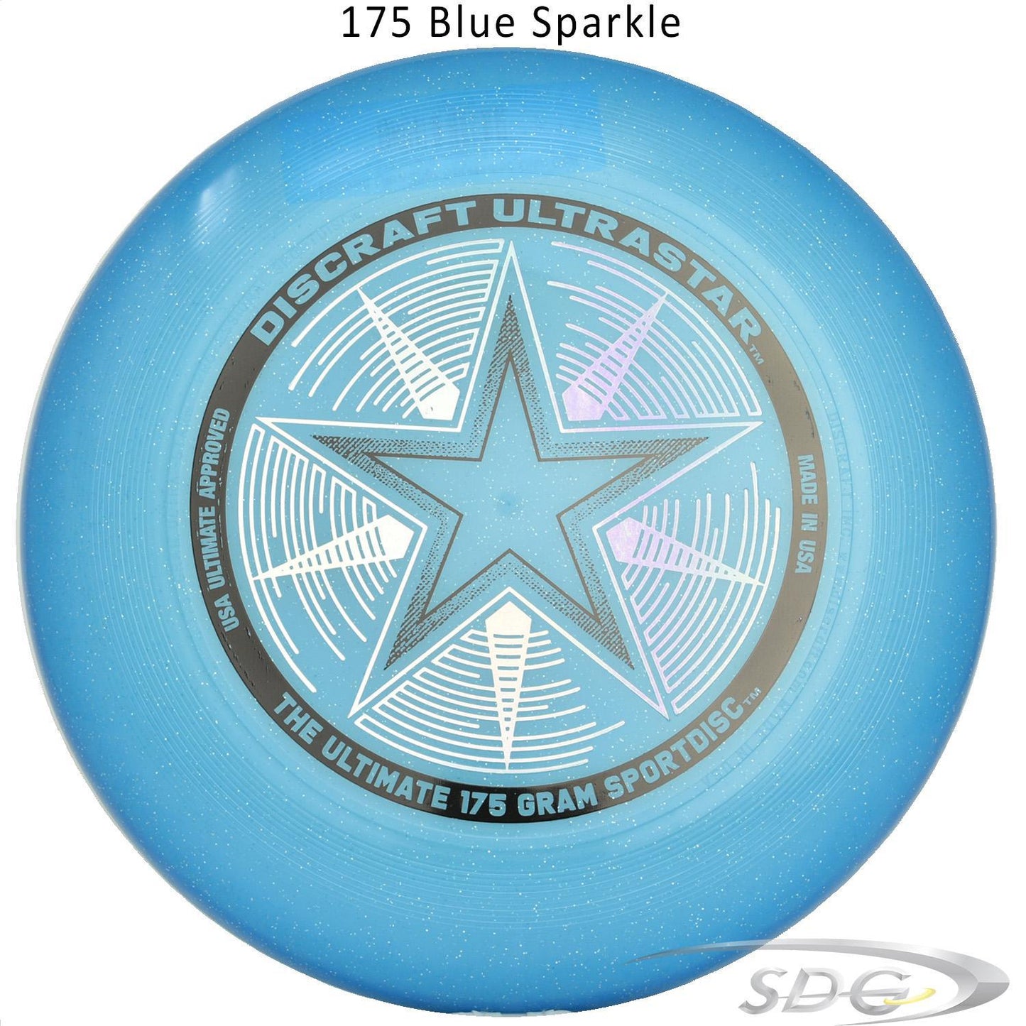 discraft-ultra-star-sportsdisc-disc-golf 175 Blue Sparkle 