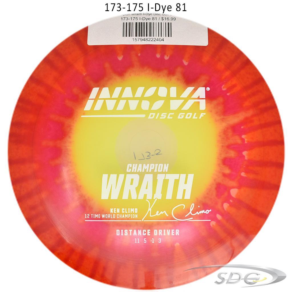 innova-champion-wraith-i-dye-disc-golf-distance-driver 173-175 I-Dye 81 