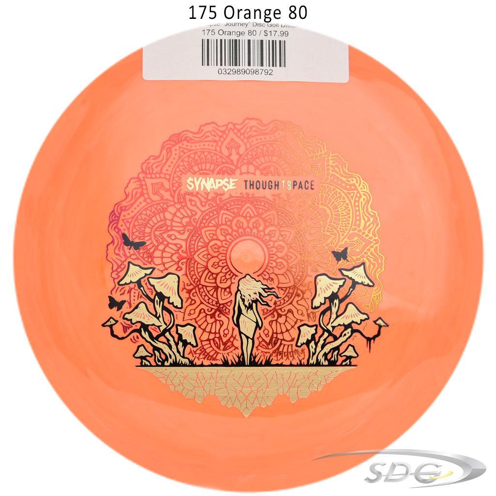 tsa-aura-synapse-journey-disc-golf-distance-driver 175 Orange 80 