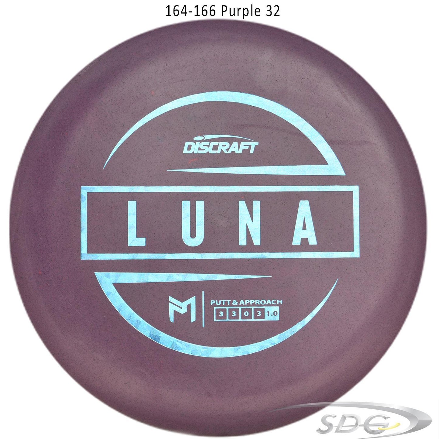 discraft-jawbreaker-rubber-blend-luna-paul-mcbeth-signature-disc-golf-putter 164-166 Purple 32