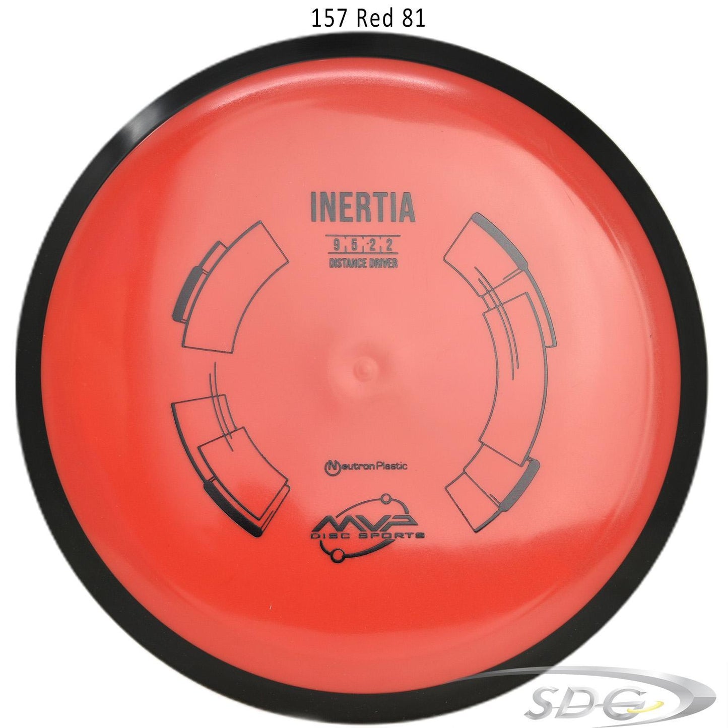 mvp-neutron-inertia-disc-golf-distance-driver 157 Red 81 