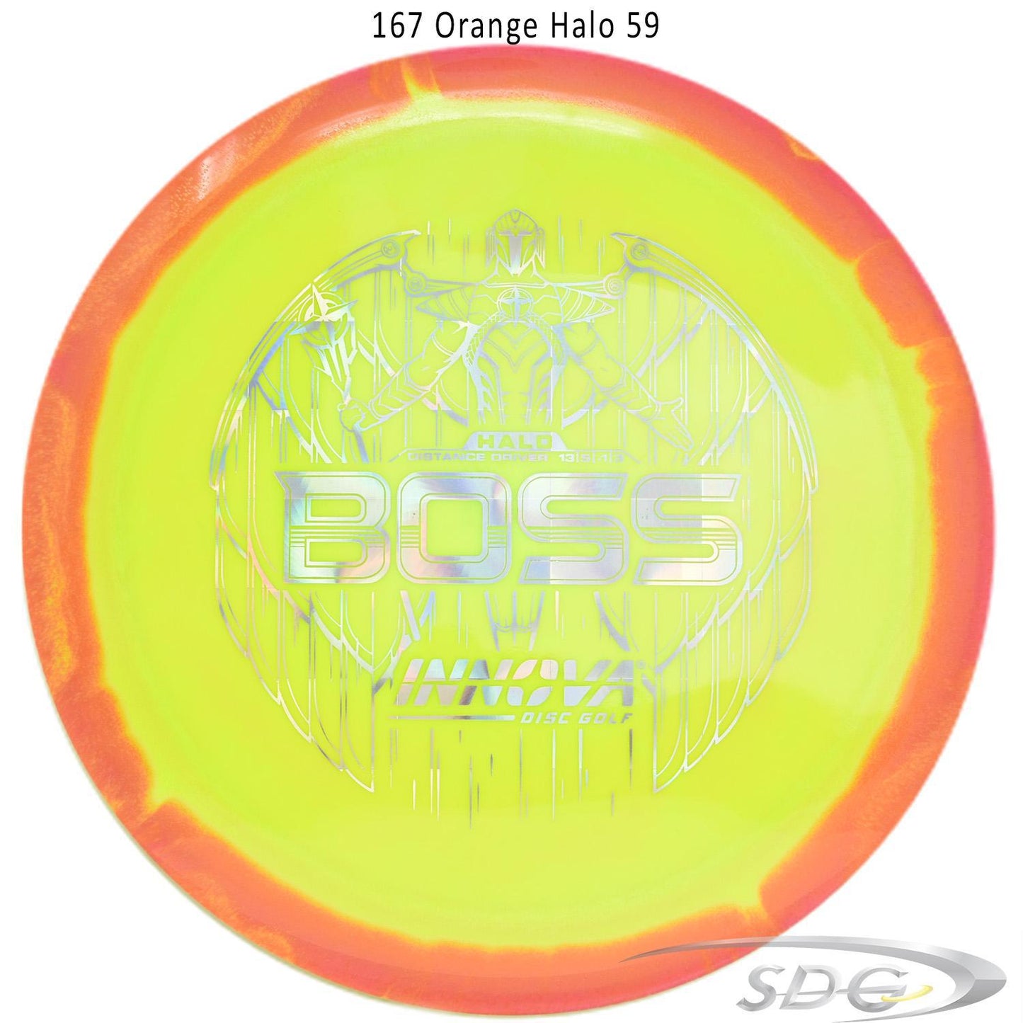 innova-halo-star-boss-disc-golf-distance-driver 167 Orange Halo 59 