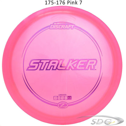 discraft-z-line-stalker-disc-golf-fairway-driver 175-176 Pink 7