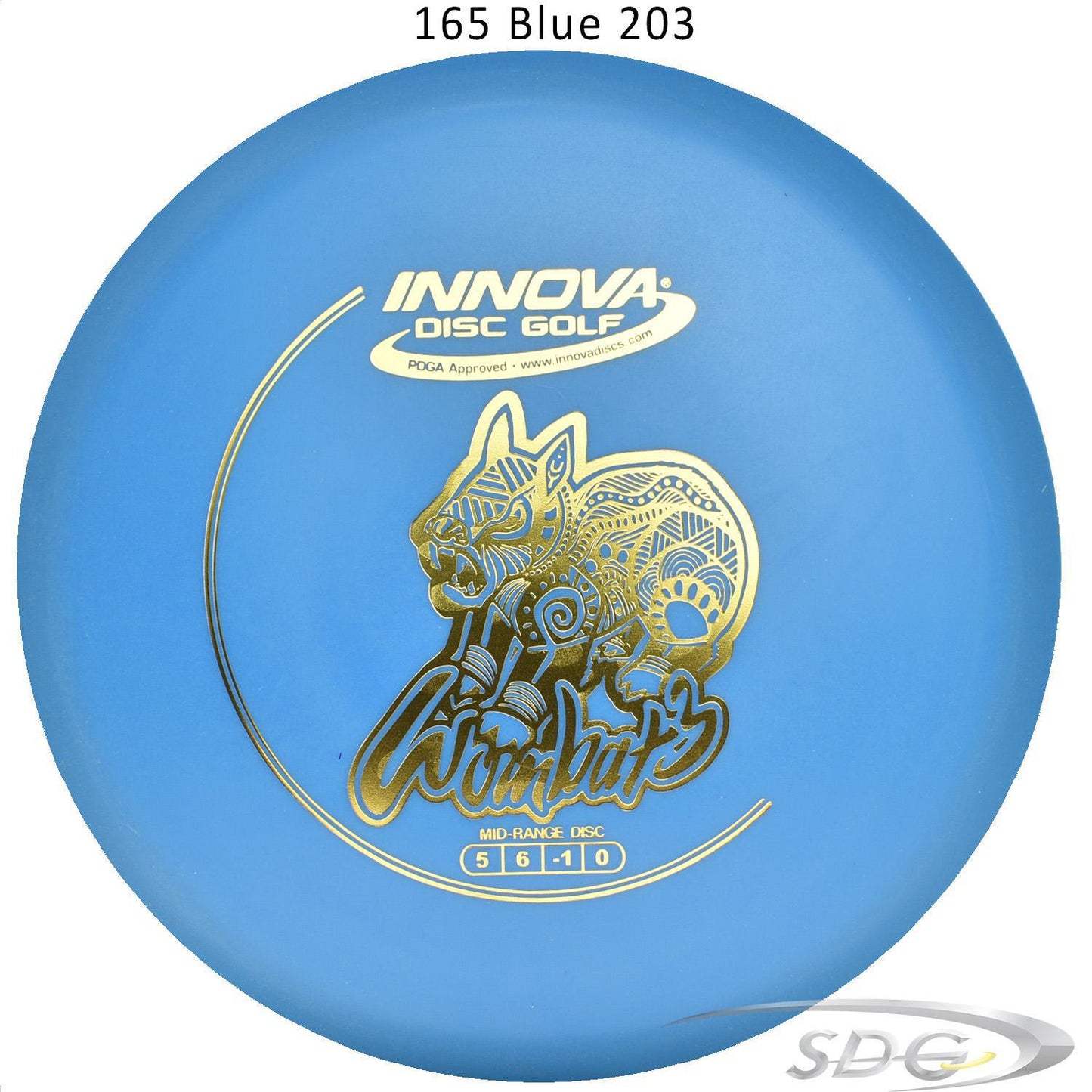 innova-dx-wombat3-disc-golf-mid-range 165 Blue 203 