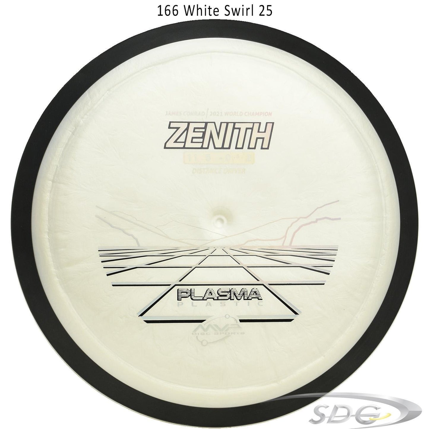 mvp-plasma-zenith-disc-golf-distance-driver 166  White Swirl 25 