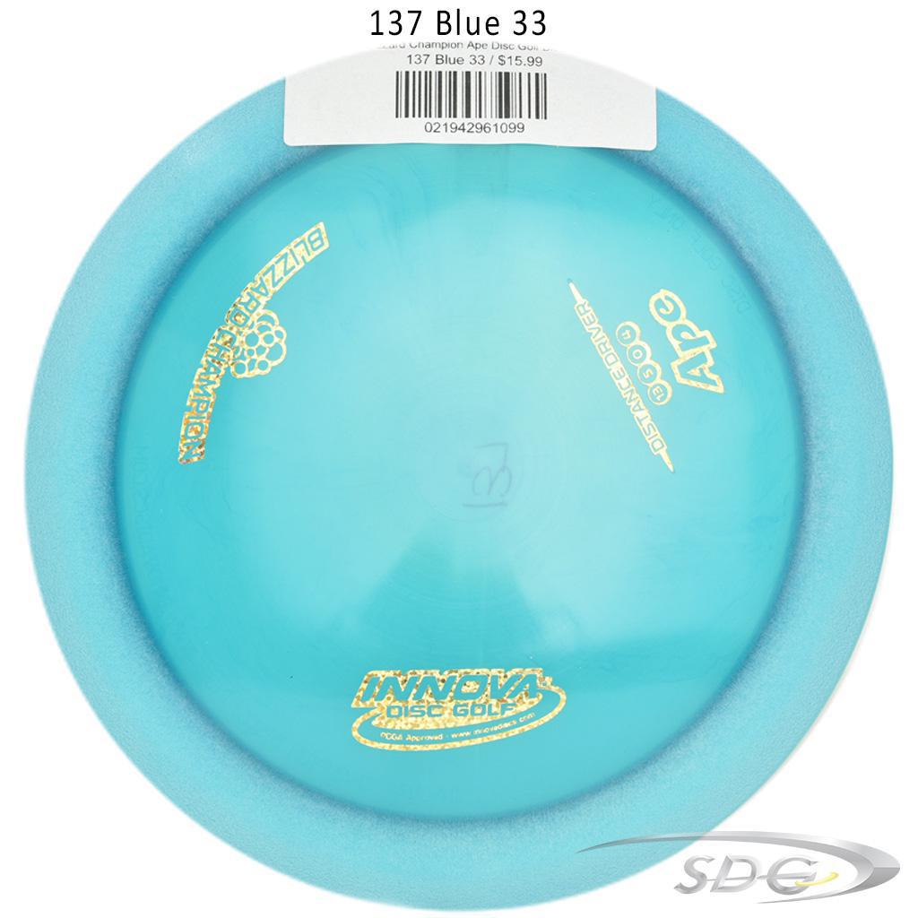 innova-blizzard-champion-ape-disc-golf-distance-driver 137 Blue 33