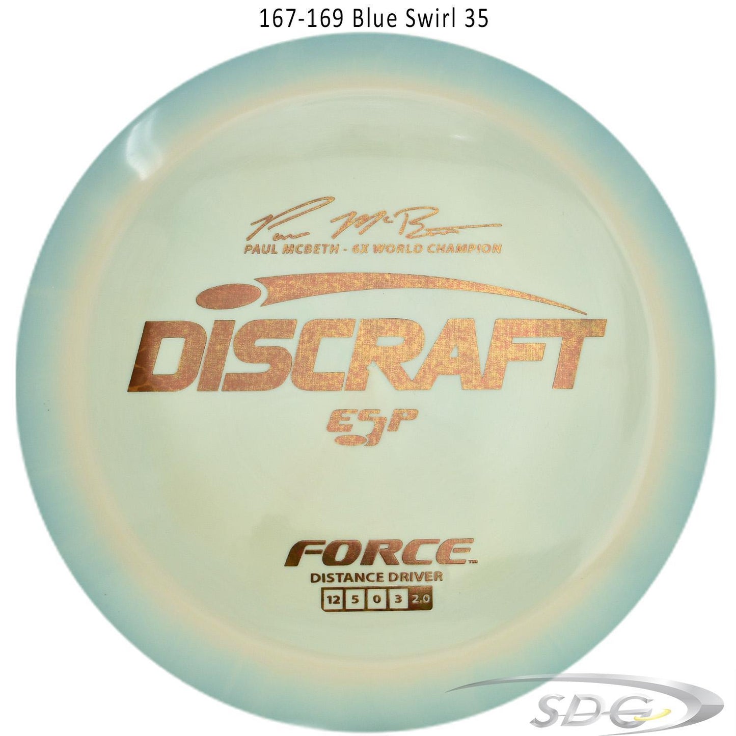 discraft-esp-force-6x-paul-mcbeth-signature-disc-golf-distance-driver 167-169 Blue Swirl 35