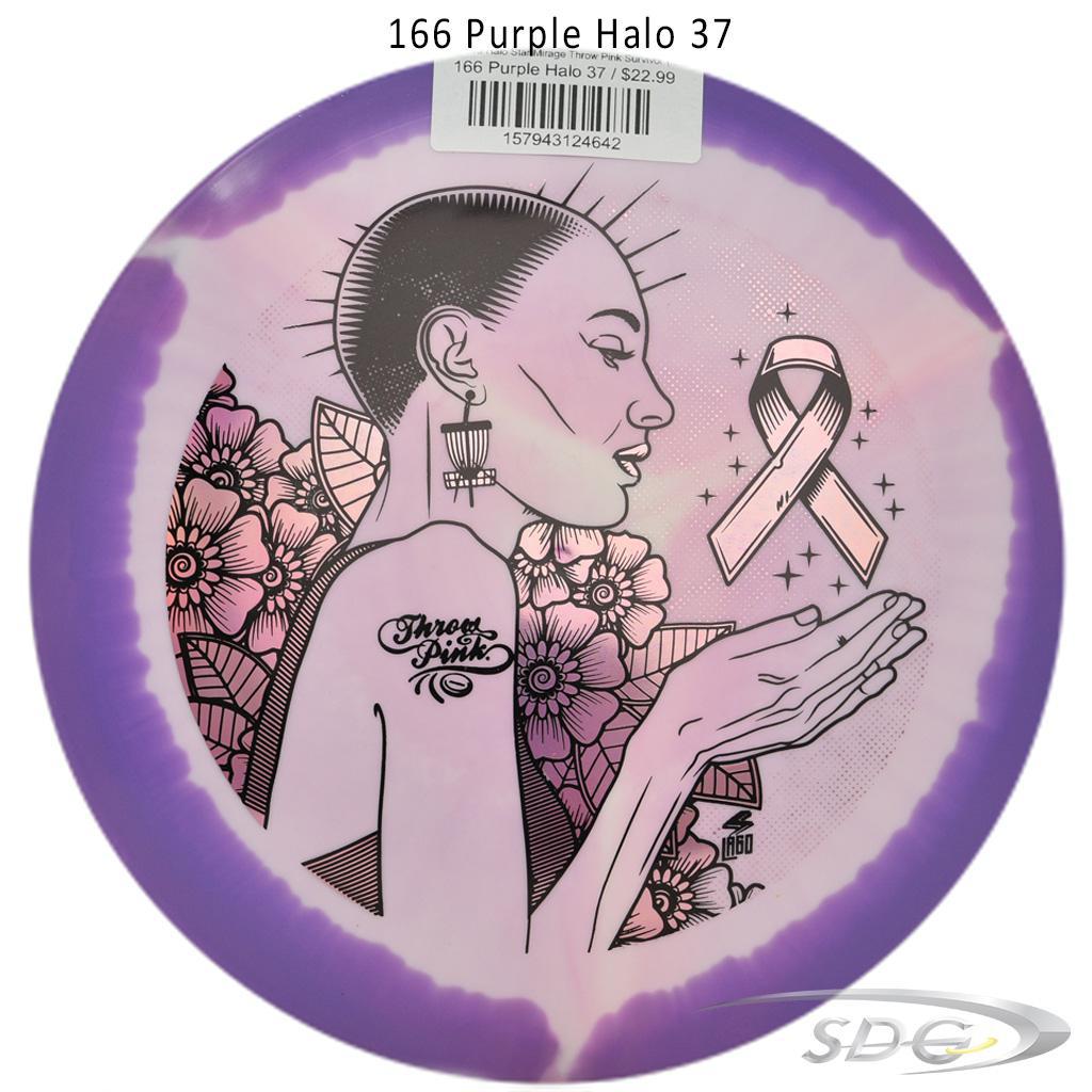 innova-halo-star-mirage-throw-pink-survivor-2-color-disc-golf-putter 166 Purple Halo 37 