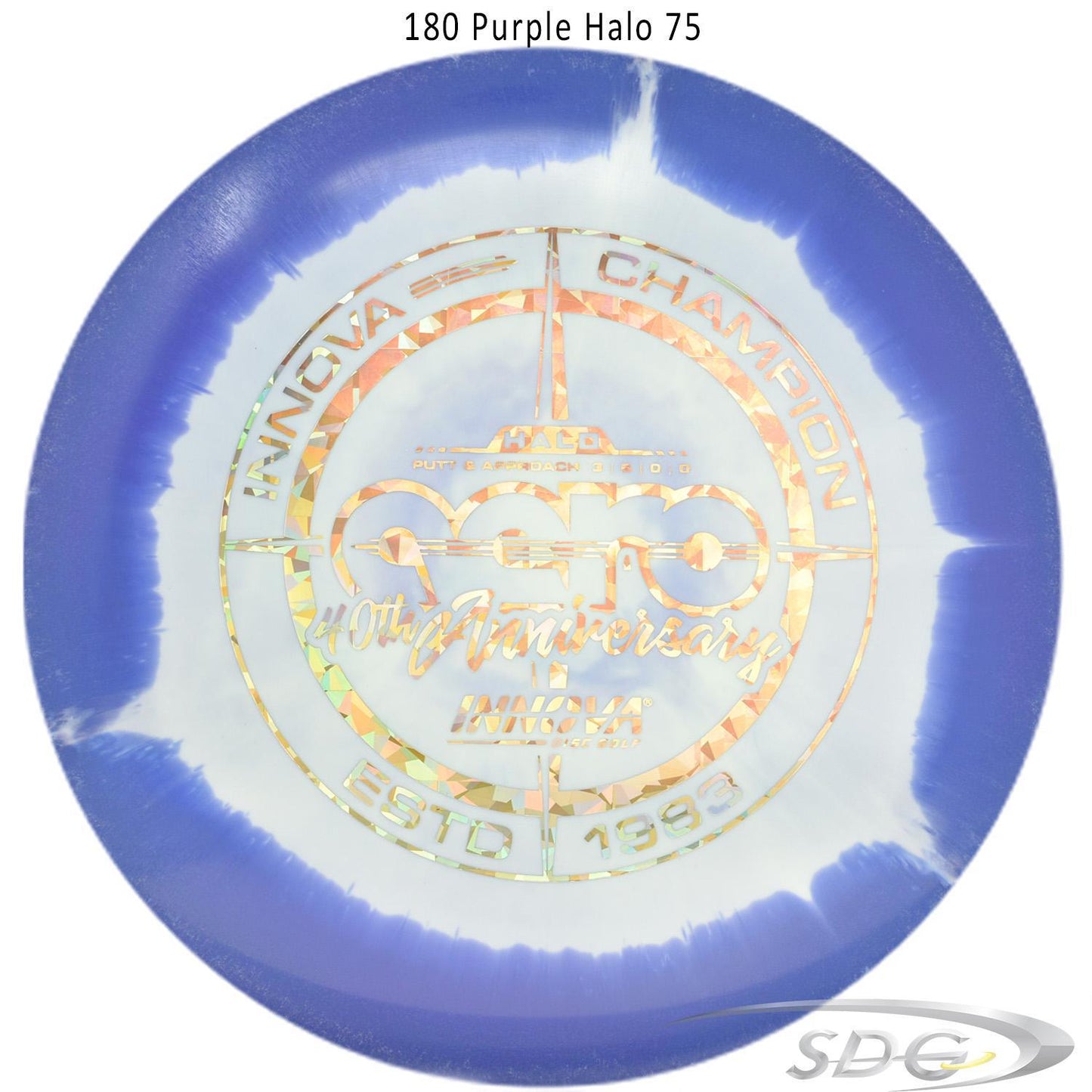 innova-halo-star-aero-40th-anniversary-le-disc-golf-putter 180 Purple Halo 75 