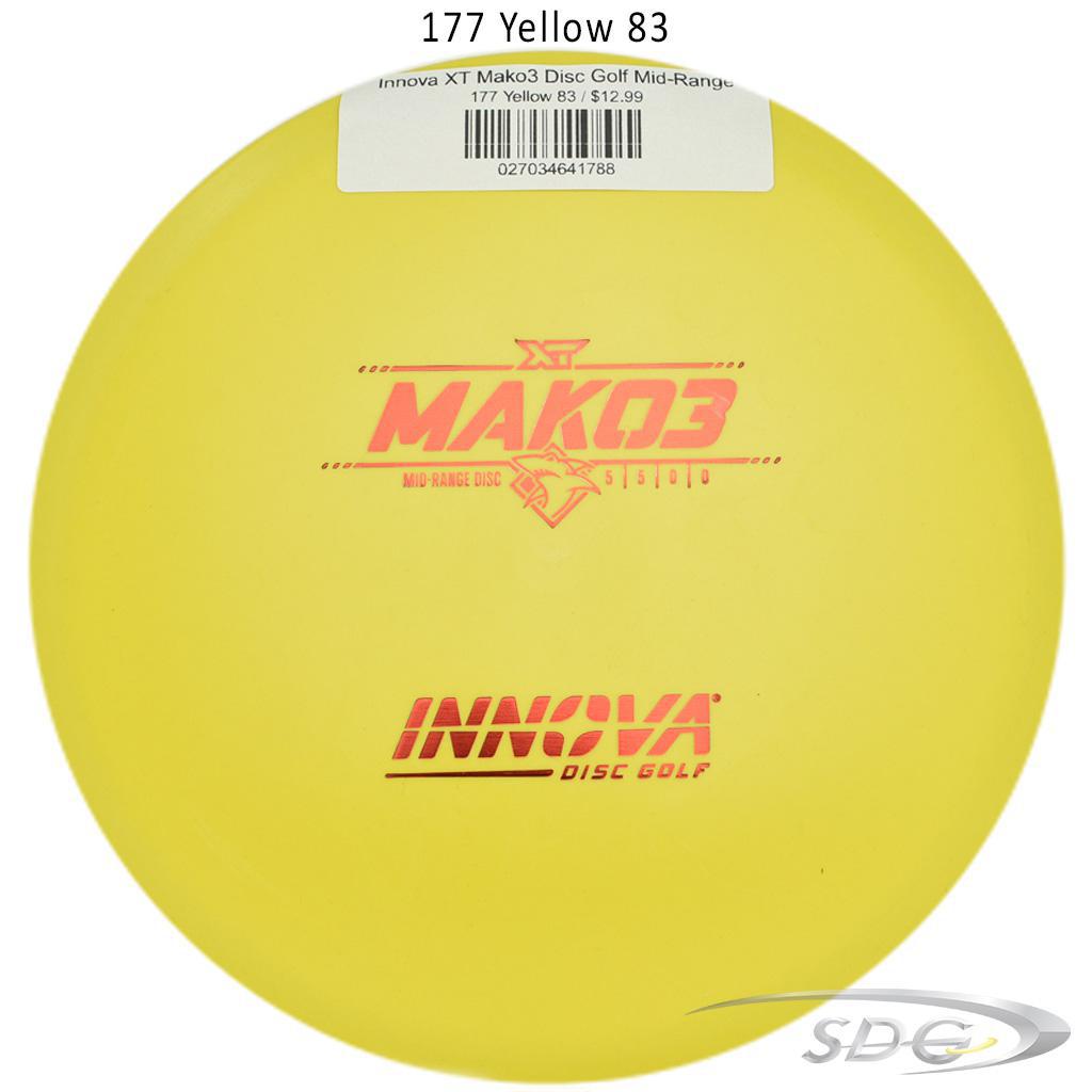 innova-xt-mako3-disc-golf-mid-range 177 Yellow 83 