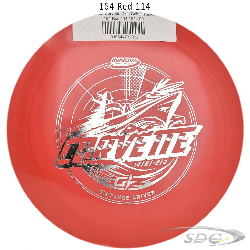 innova-gstar-corvette-disc-golf-distance-driver 164 Red 114 