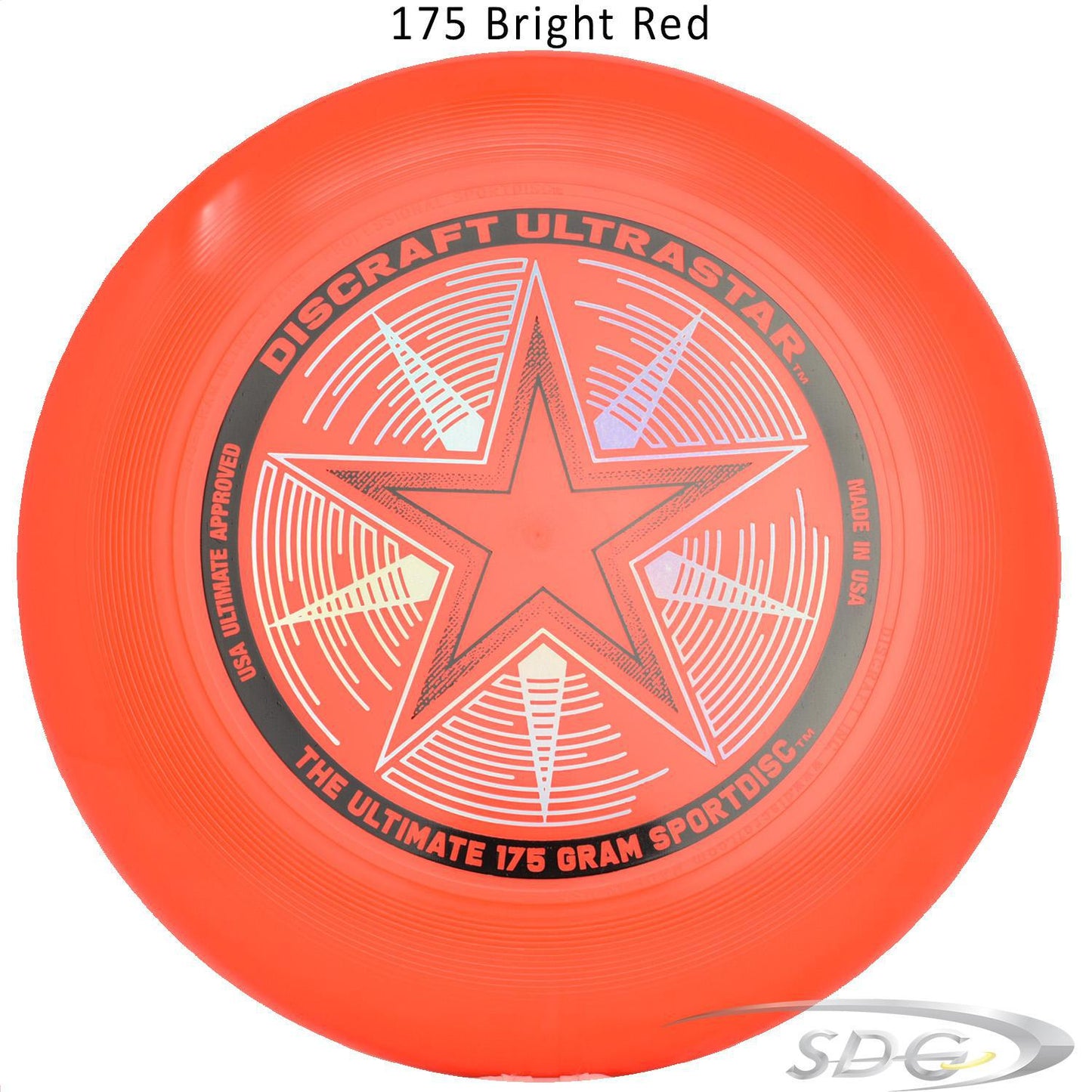 discraft-ultra-star-sportsdisc-disc-golf 175 Bright Red 