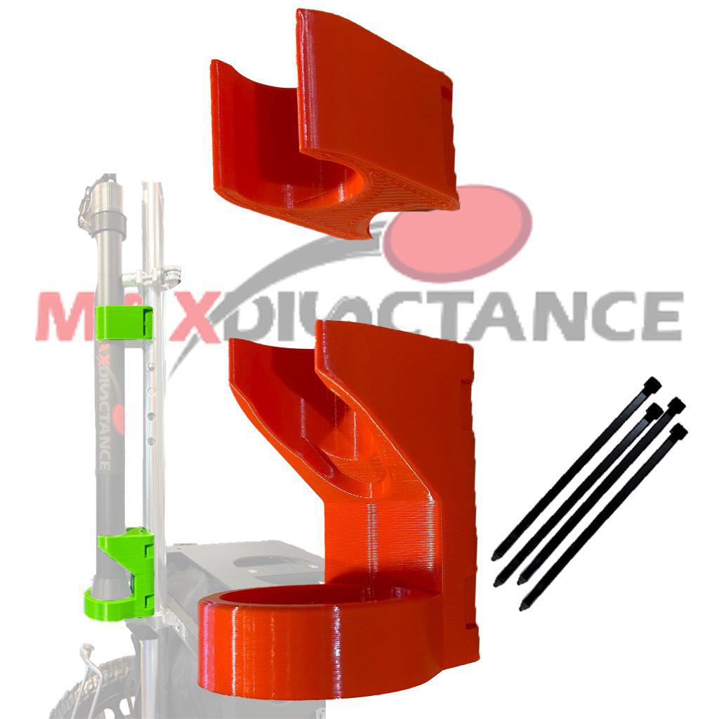 max-disctance-max-stick-cf20-cart-clips-disc-golf-accessories Orange 