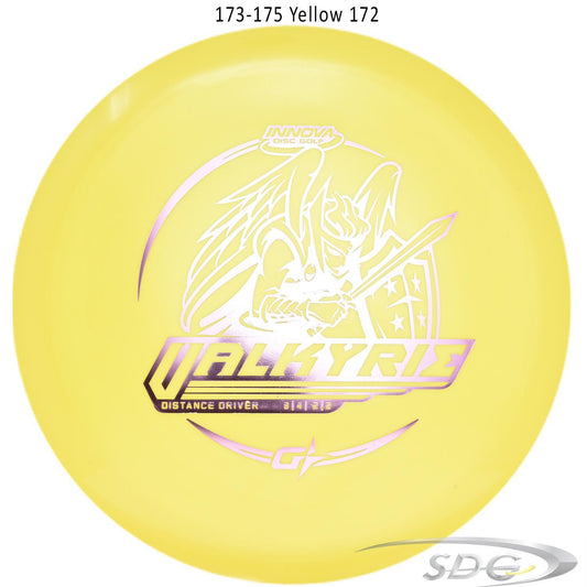 innova-gstar-valkyrie-disc-gold-distance-driver 173-175 Yellow 172 