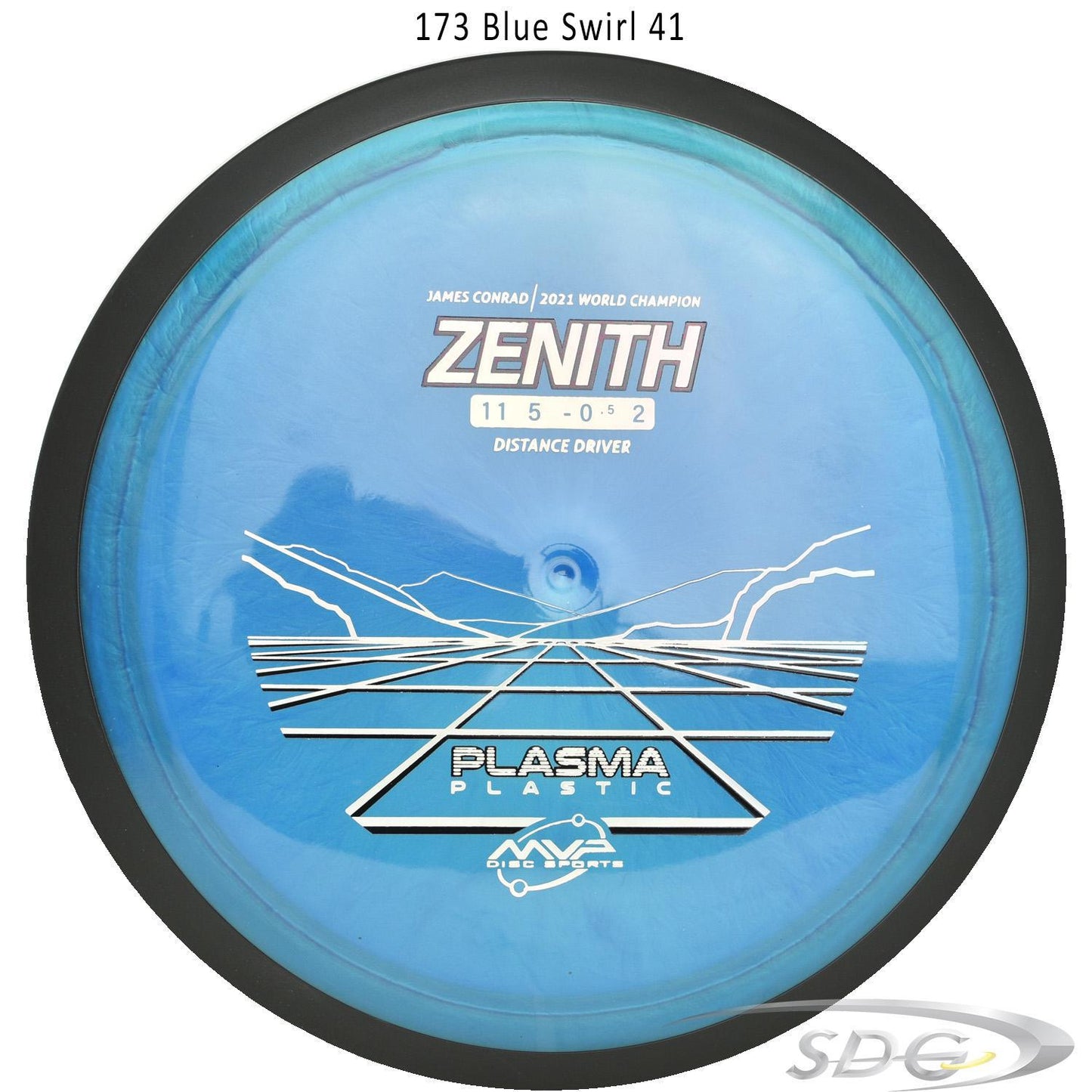 mvp-plasma-zenith-disc-golf-distance-driver 173 Blue Swirl 41 