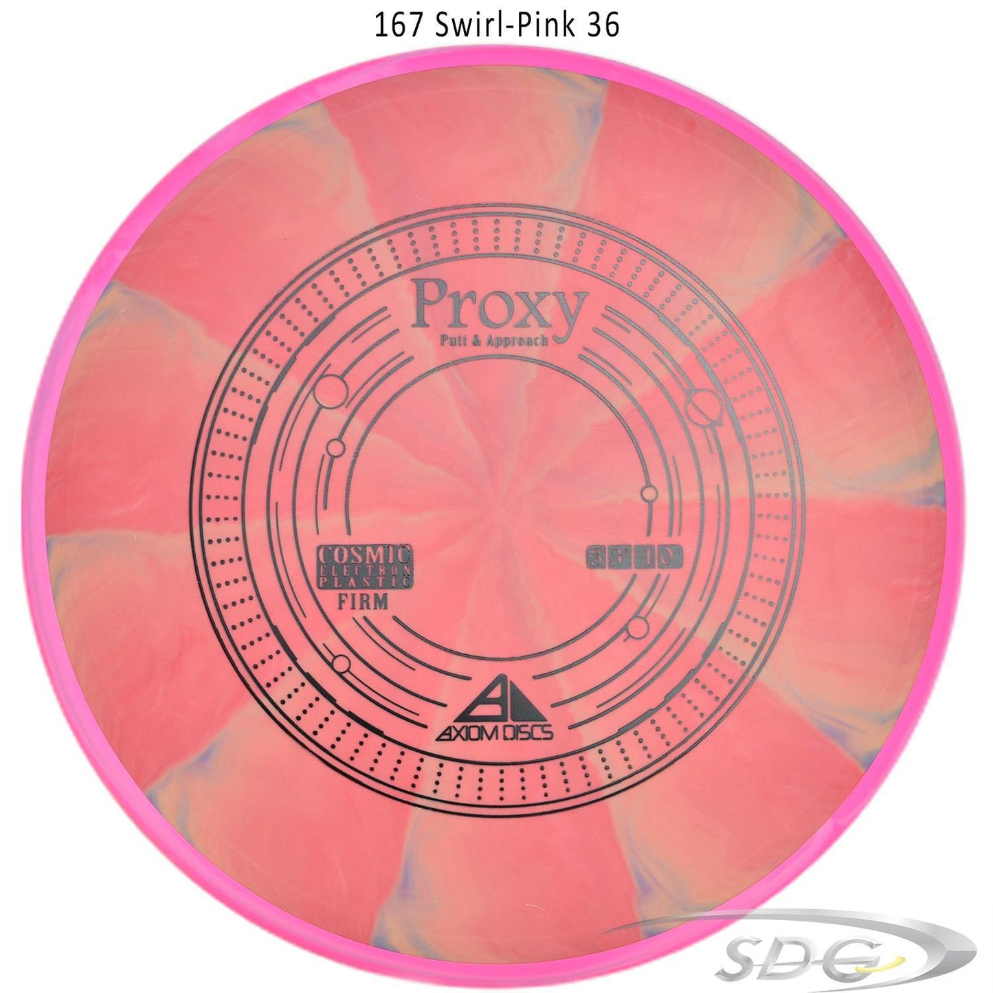 axiom-cosmic-electron-proxy-firm-disc-golf-putt-approach 167 Swirl-Pink 36 