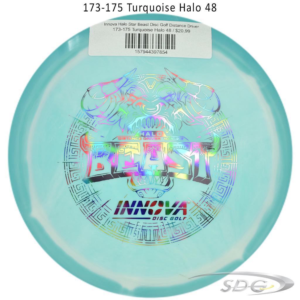 innova-halo-star-beast-disc-golf-distance-driver 173-175 Turquoise Halo 48