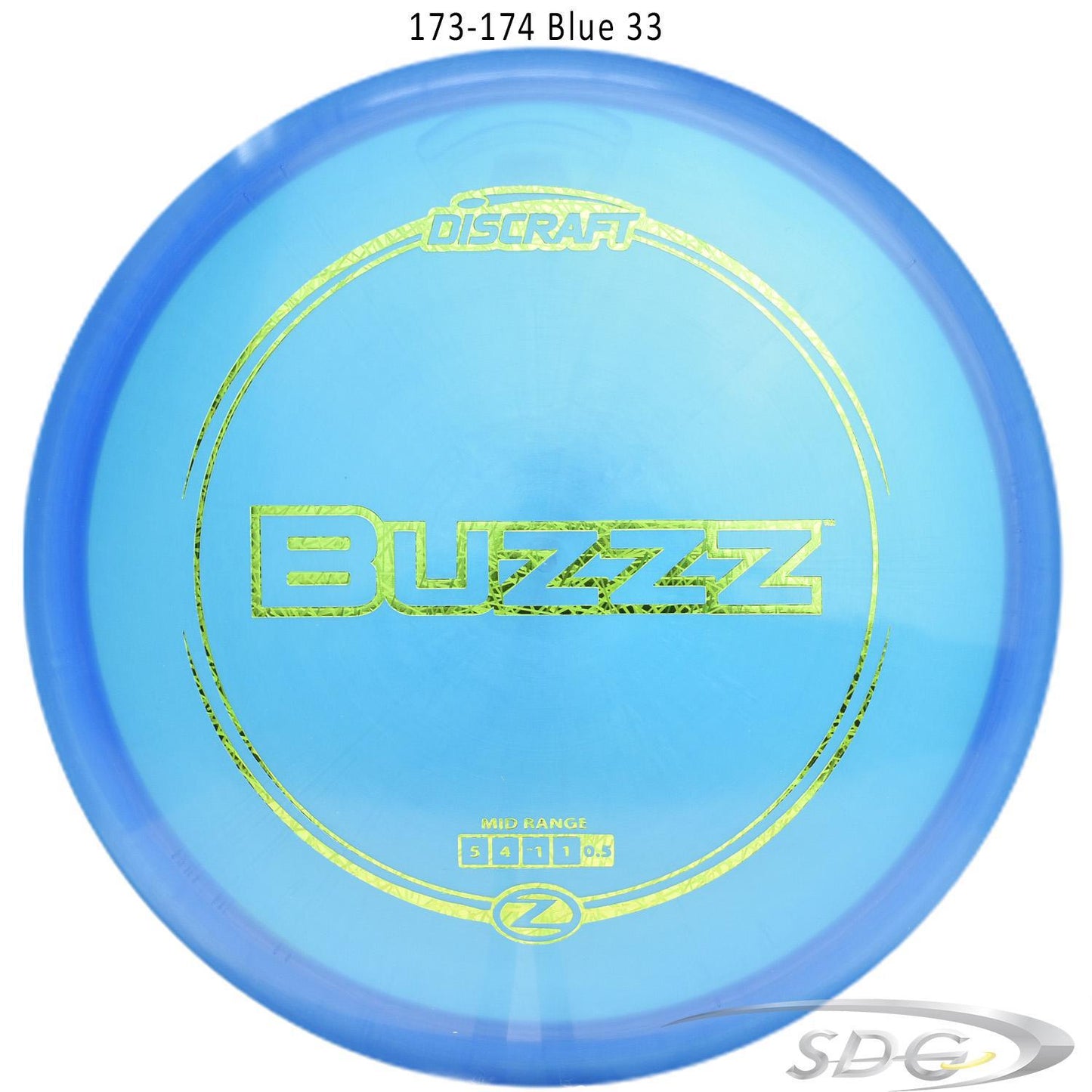 discraft-z-line-buzzz-disc-golf-mid-range 173-174 Blue 33